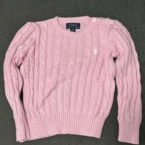 Cable-Knit Cotton Sweater from Ralph Lauren, size 4/4T